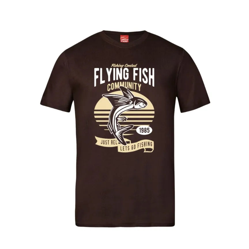 Flying Fish Cotton T-Shirt