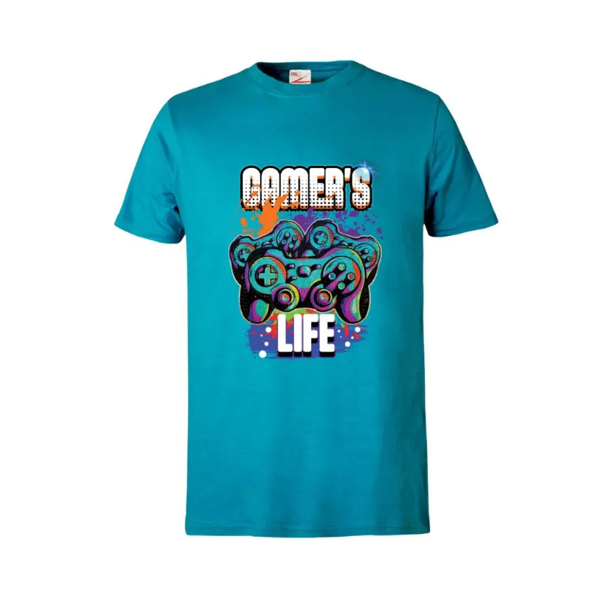 Gamer's Life Kids Cotton T-Shirt