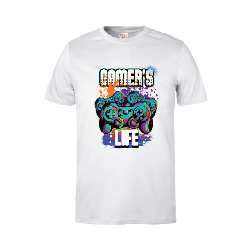 Gamer's Life Kids Cotton T-Shirt