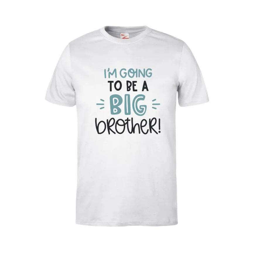 I'm Going To Be A Big Brother Kids Cotton T-Shirt