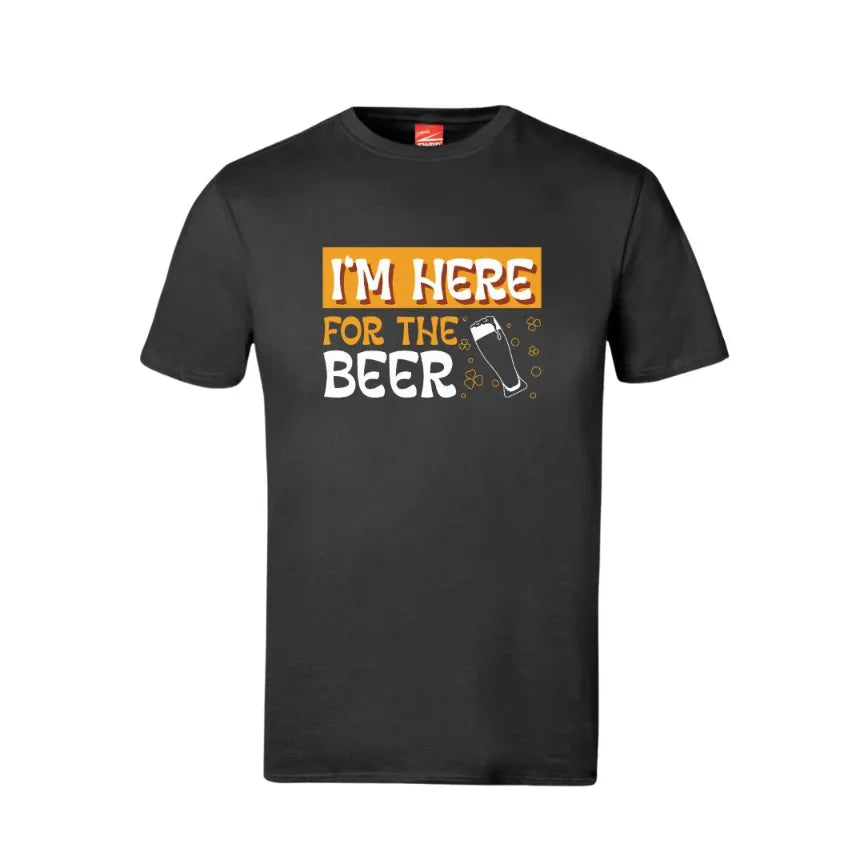 I'm Here For The Beer Cotton T-Shirt