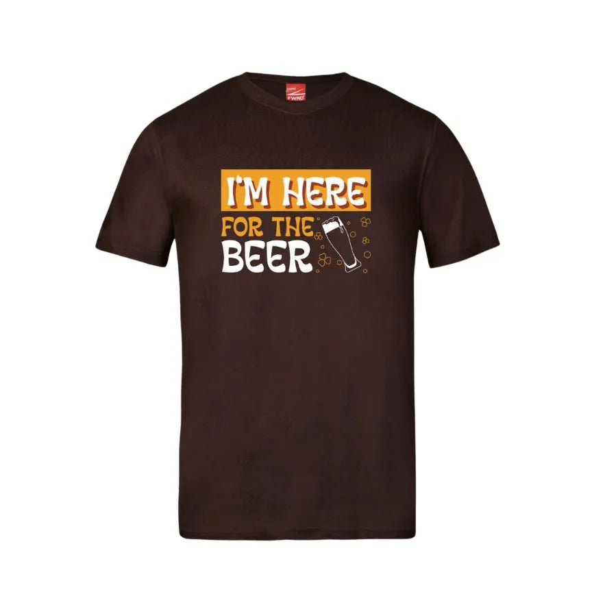 I'm Here For The Beer Cotton T-Shirt