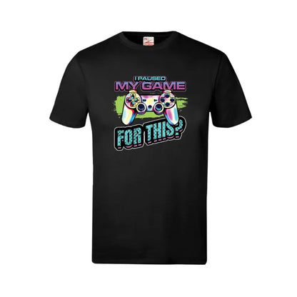 I Paused The Game For This? Kids Cotton T-shirt