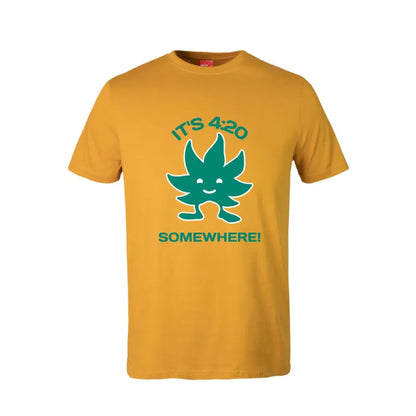 It's 4.20 Somewhere Cotton T-Shirt