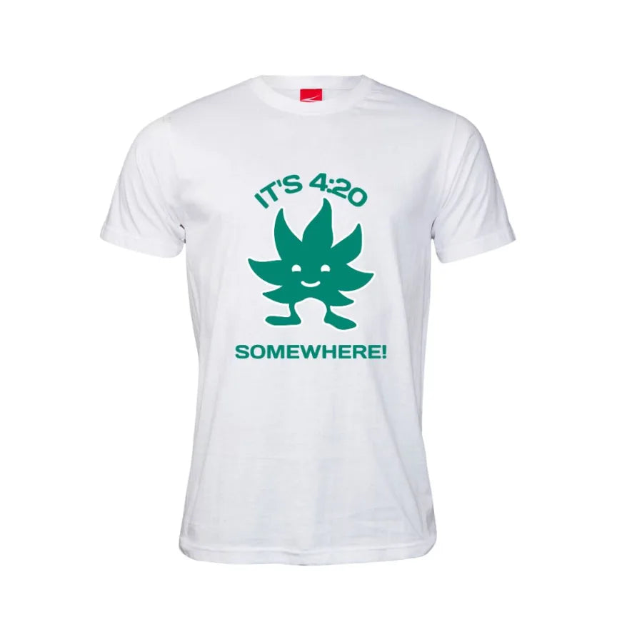 It's 4.20 Somewhere Cotton T-Shirt