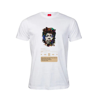 Jimi Hendrix All Along The Watchtower Track Cotton T-Shirt