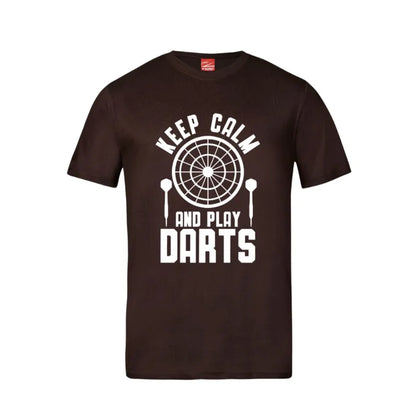 Keep Calm And Play Darts Cotton T-Shirt