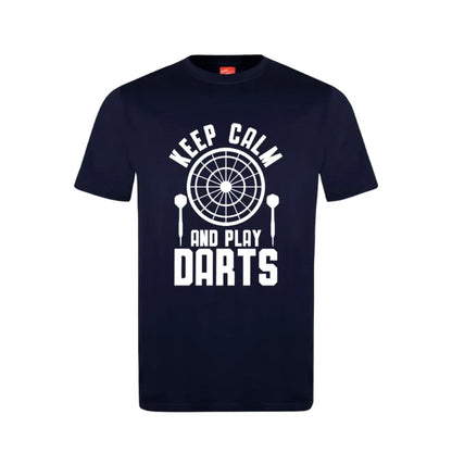 Keep Calm And Play Darts Cotton T-Shirt