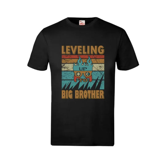 Leveling Up To Big Brother Kids T-Shirt