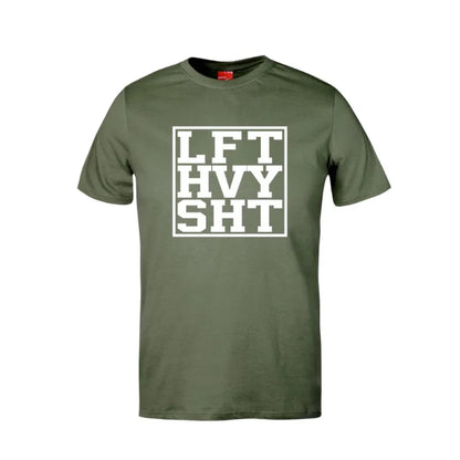 Lift Heavy Shit Cotton T-Shirt