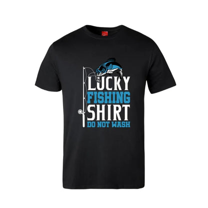 Lucky Fishing Shirt Do Not Wash Cotton T-Shirt