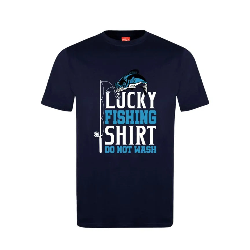 Lucky Fishing Shirt Do Not Wash Cotton T-Shirt