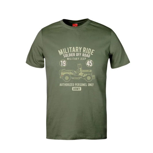 Military Jeep Cotton T-Shirt