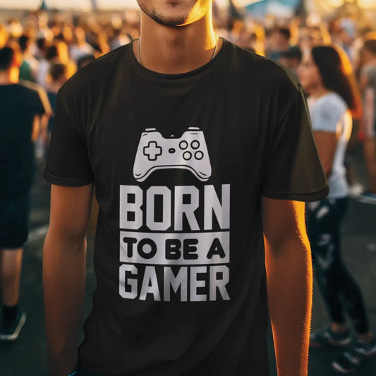 Born To Be A Gamer Cotton T-Shirt