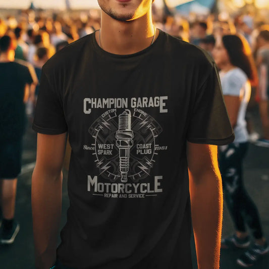 Champion Garage Cotton T-Shirt