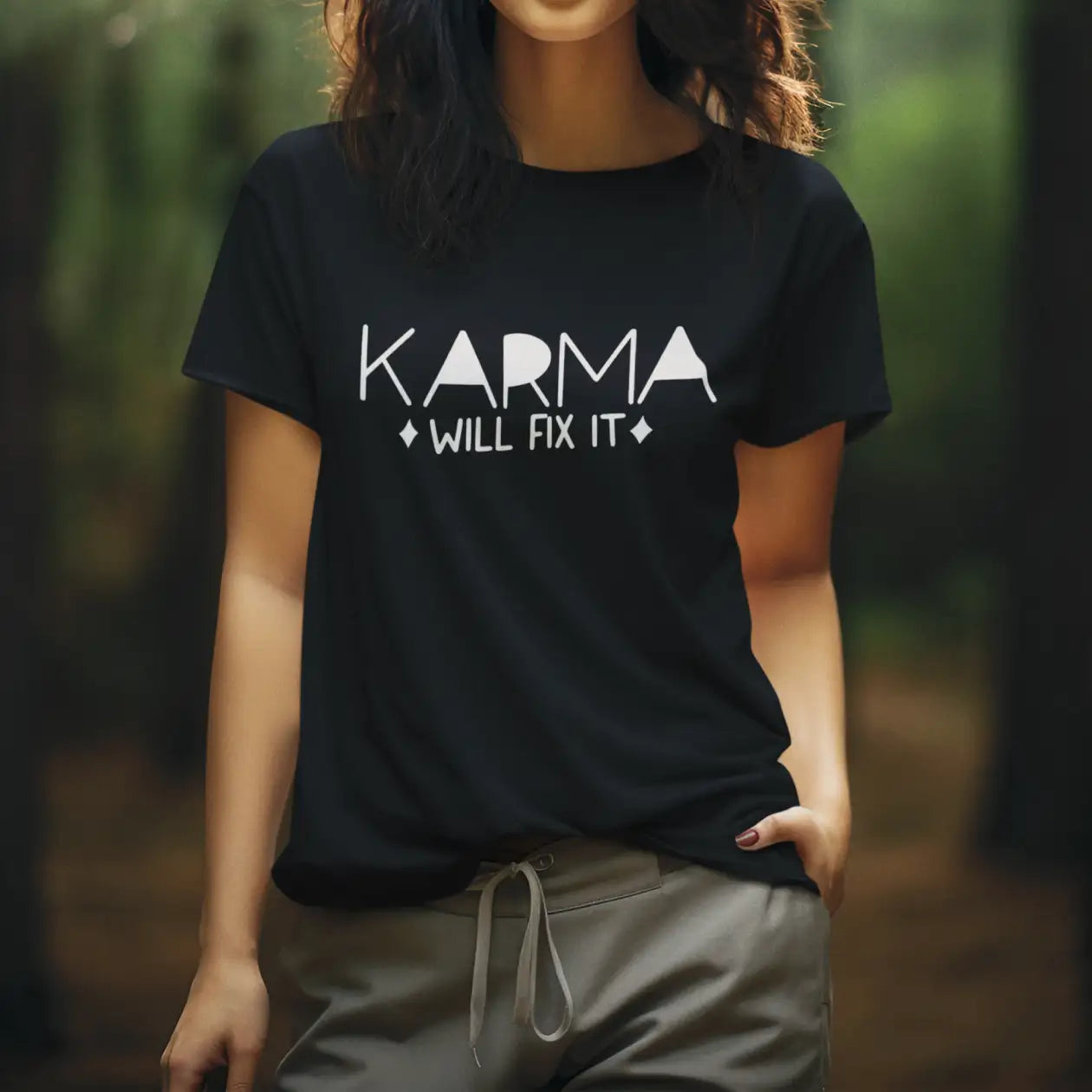 Karma Will Fix It Cotton T-Shirt