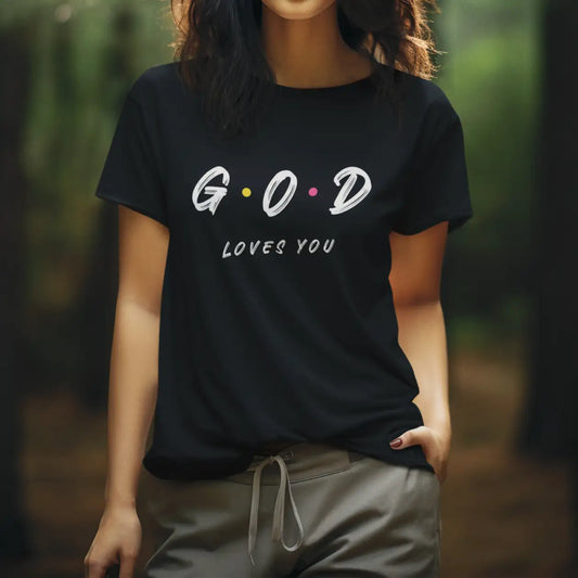 God Loves You Cotton T-Shirt