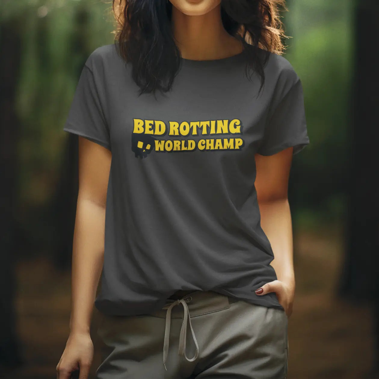 Bed Rotting World Champ Cotton T-Shirt