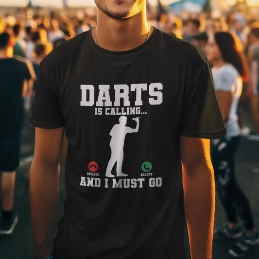 Darts Is Calling Cotton T-Shirt