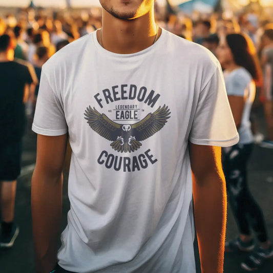 Freedom and Courage Cotton T-Shirt