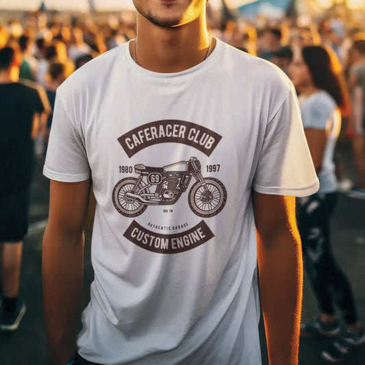 Caferacer Club Cotton T-Shirt