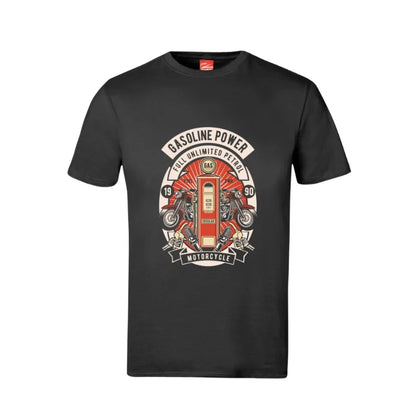 Motorcycle Gasoline Power Cotton T-Shirt