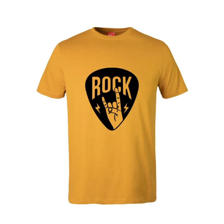 Music Rock Pick Cotton T-Shirt