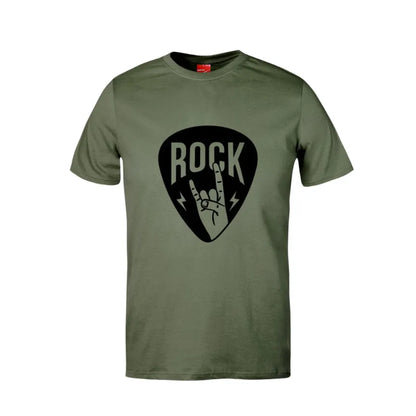 Music Rock Pick Cotton T-Shirt