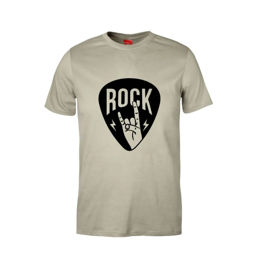 Music Rock Pick Cotton T-Shirt