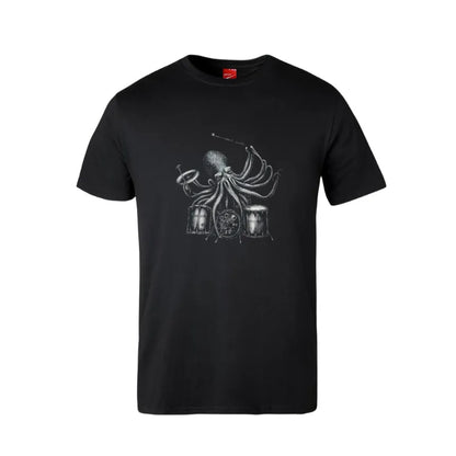 Octopus Drummer Cotton T-Shirt