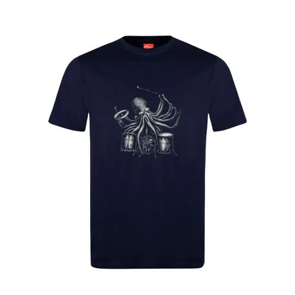 Octopus Drummer Cotton T-Shirt