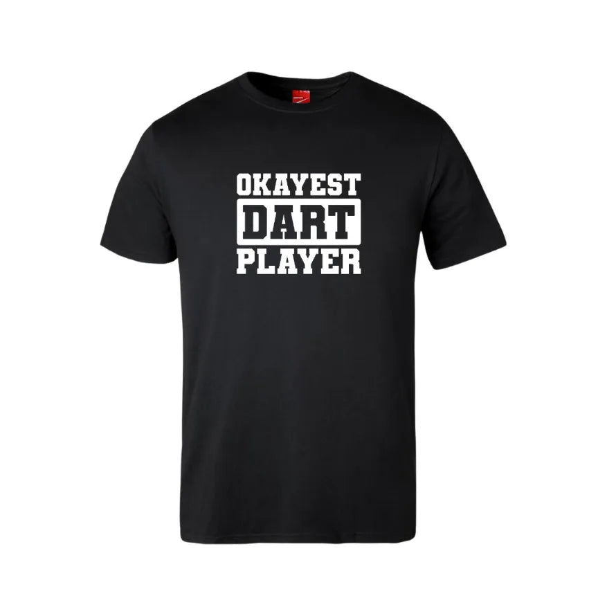 Okayest Dart Player Cotton T-Shirt