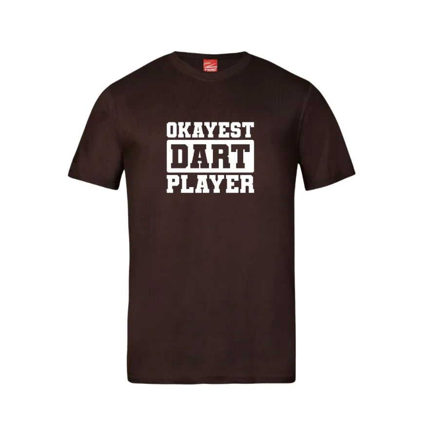 Okayest Dart Player Cotton T-Shirt