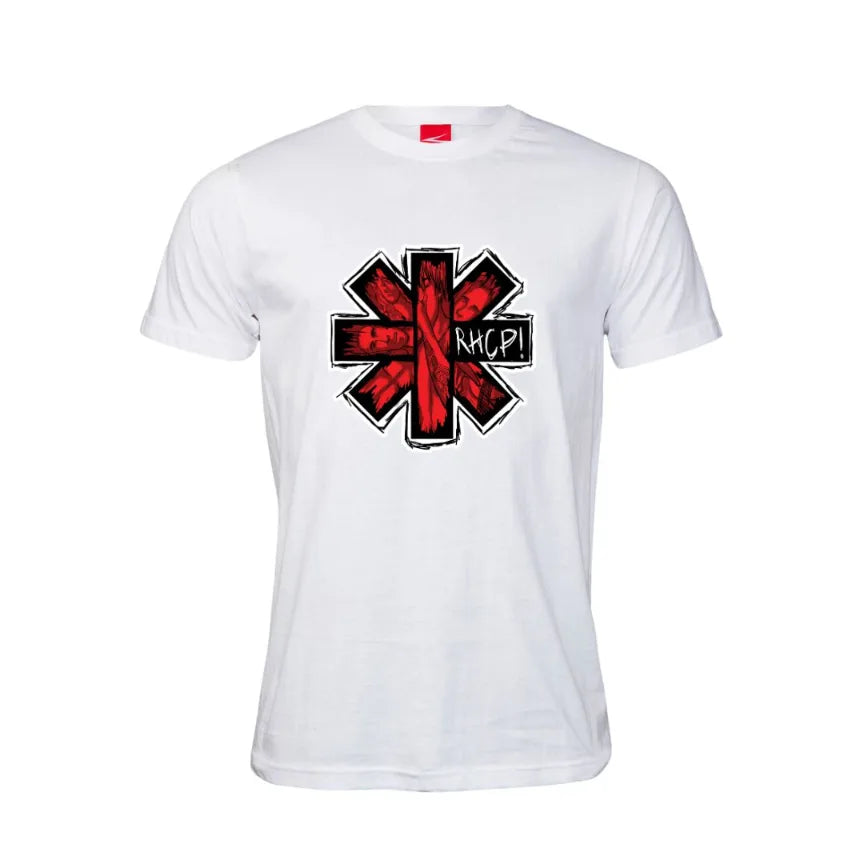 Red Hot Chilli Peppers Illustration Cotton T-Shirt