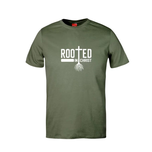 Rooted in Christ Cotton T-Shirt