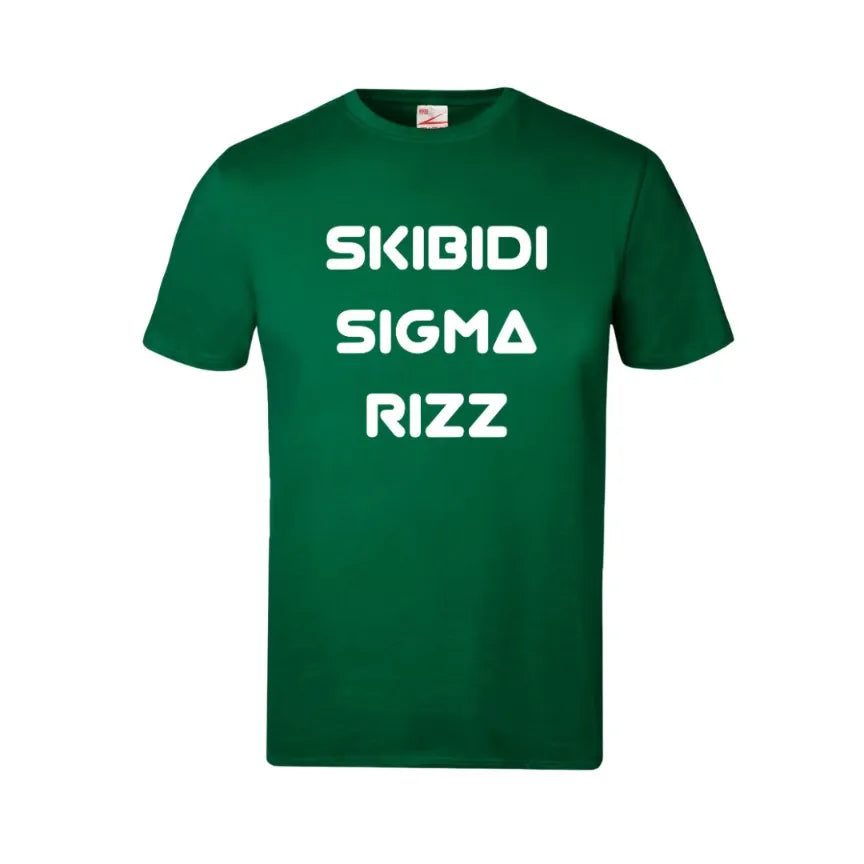 Skibidi Sigma Rizz Kids Cotton T-Shirt