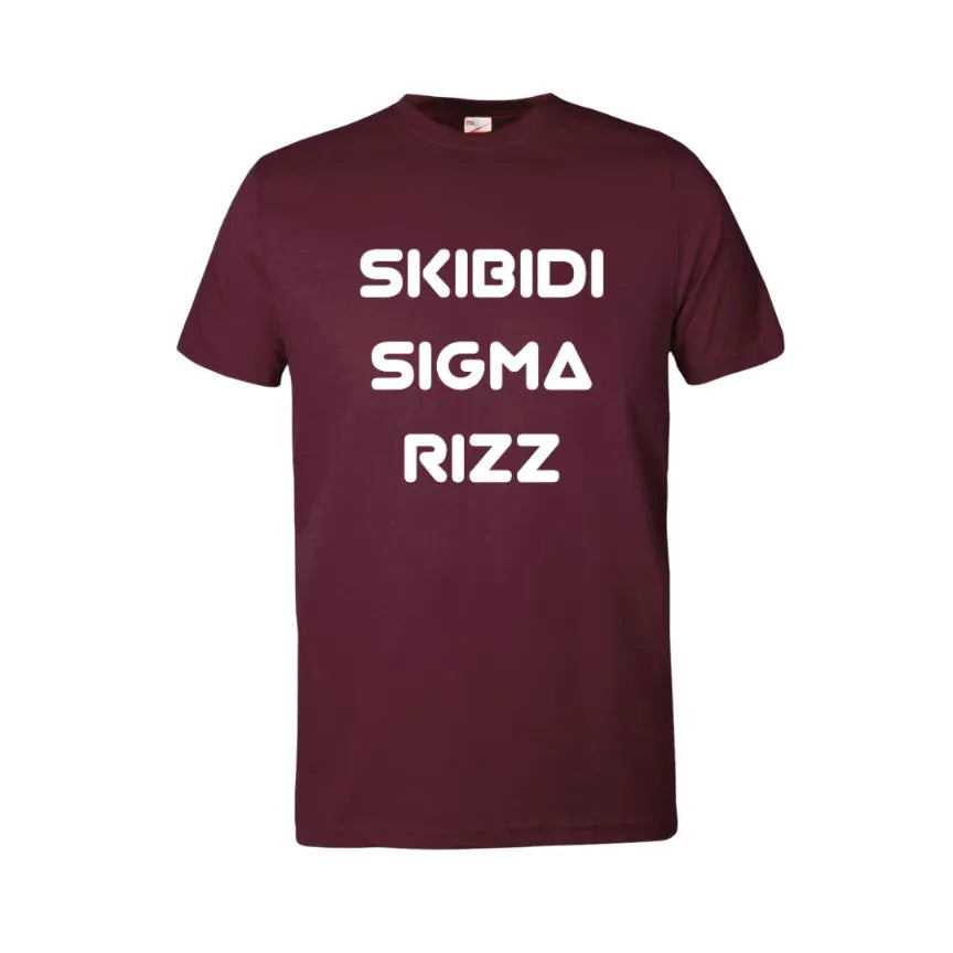 Skibidi Sigma Rizz Kids Cotton T-Shirt