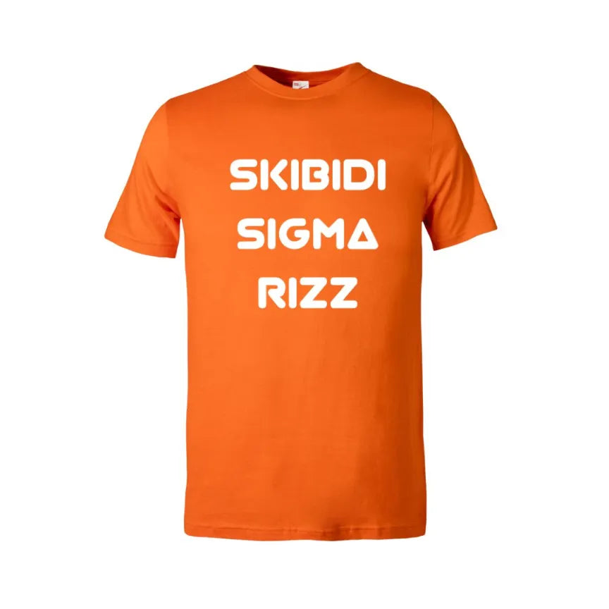 Skibidi Sigma Rizz Kids Cotton T-Shirt