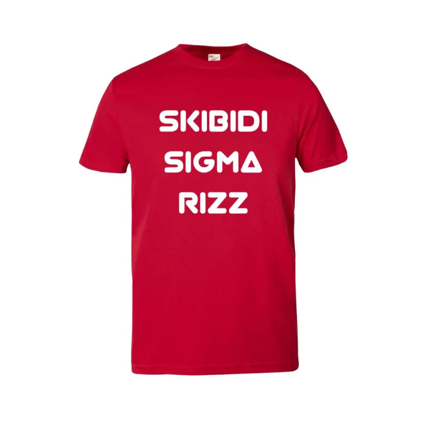 Skibidi Sigma Rizz Kids Cotton T-Shirt