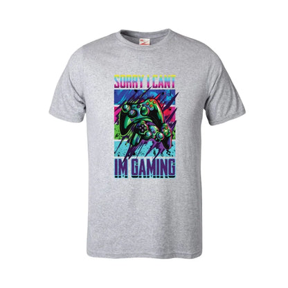 Sorry I Can't I'm Gaming Kids Cotton T-Shirt