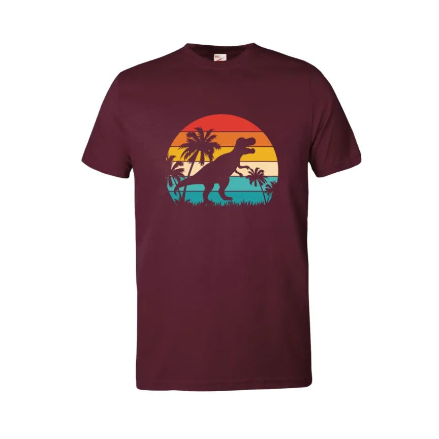 Sunset Dinosaur Kids T-Shirt