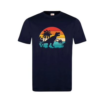 Sunset Dinosaur Kids T-Shirt