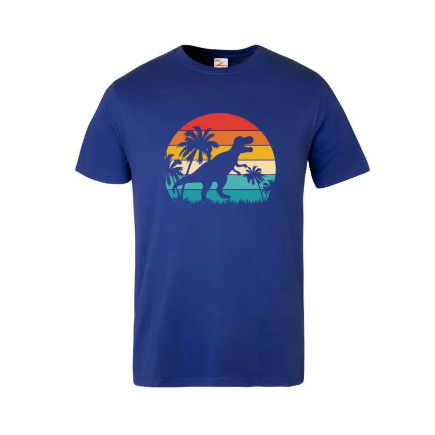 Sunset Dinosaur Kids T-Shirt