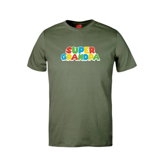 Super Grandpa Cotton T-Shirt