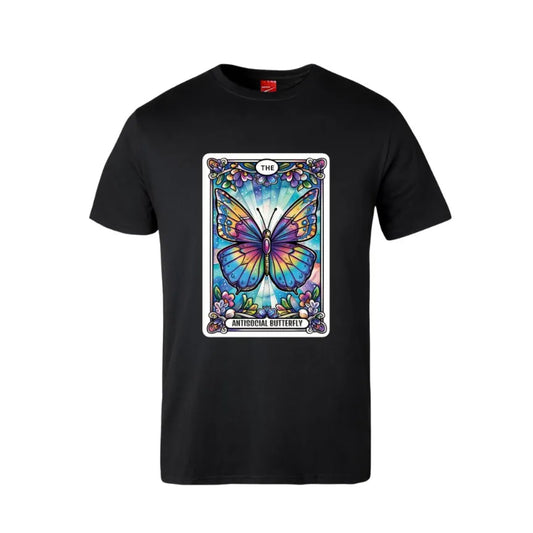 Tarot The Antisocial Butterfly Colour Cotton T-Shirt