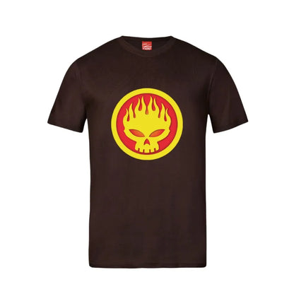 The Offspring Flame Skull Cotton T-Shirt