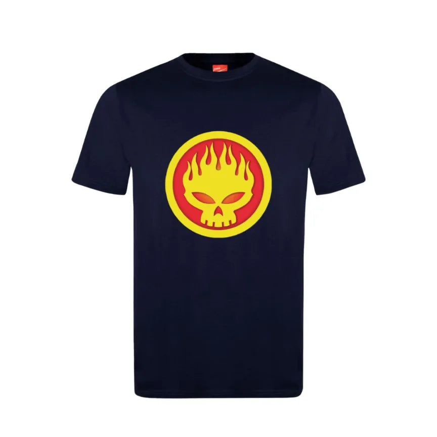 The Offspring Flame Skull Cotton T-Shirt