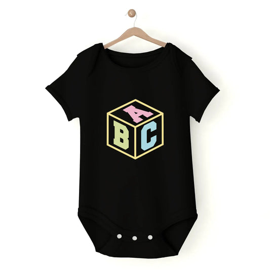 ABC Babygrow Black IZZIT APPAREL