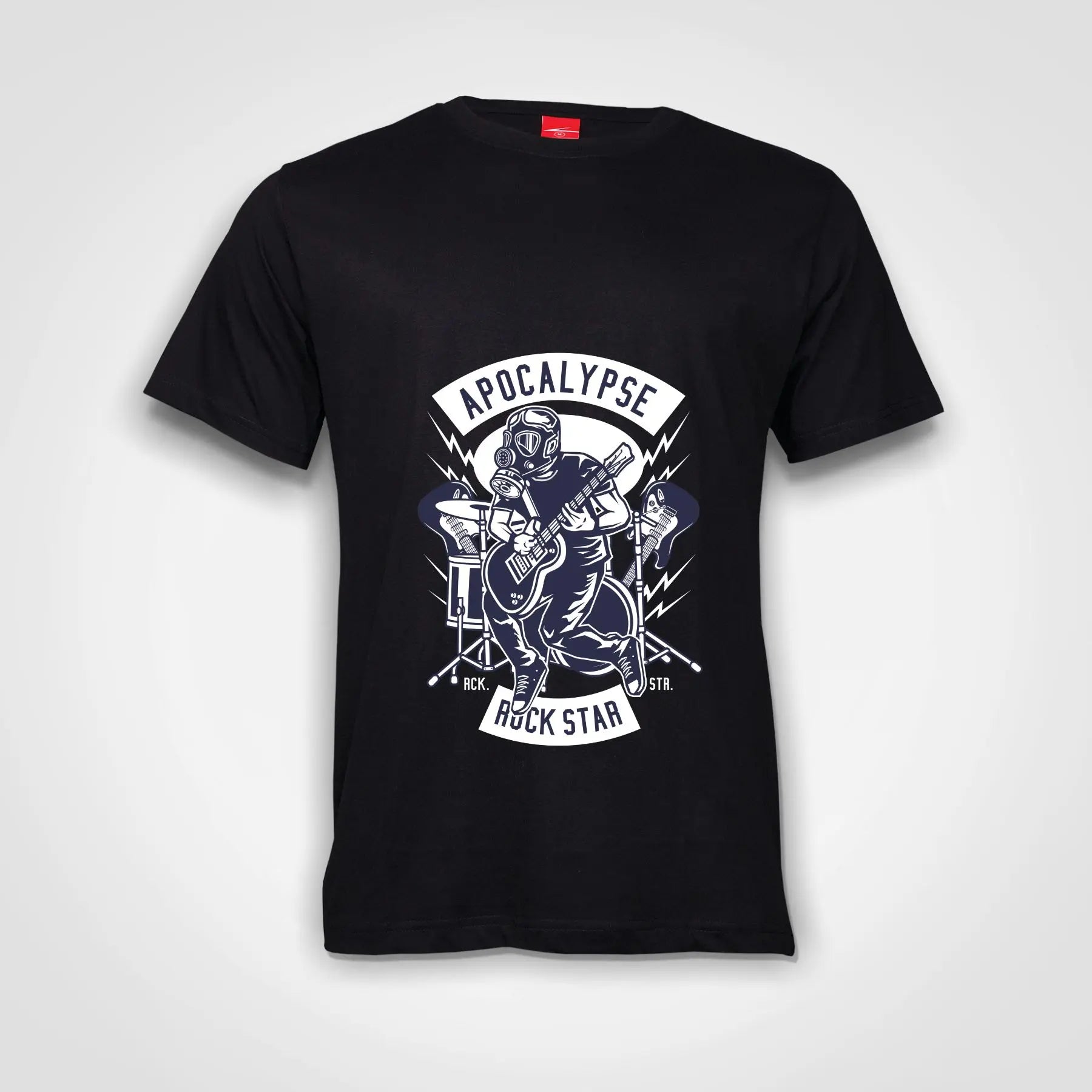 Apocalypse Rock Star Cotton T-Shirt Black IZZIT APPAREL
