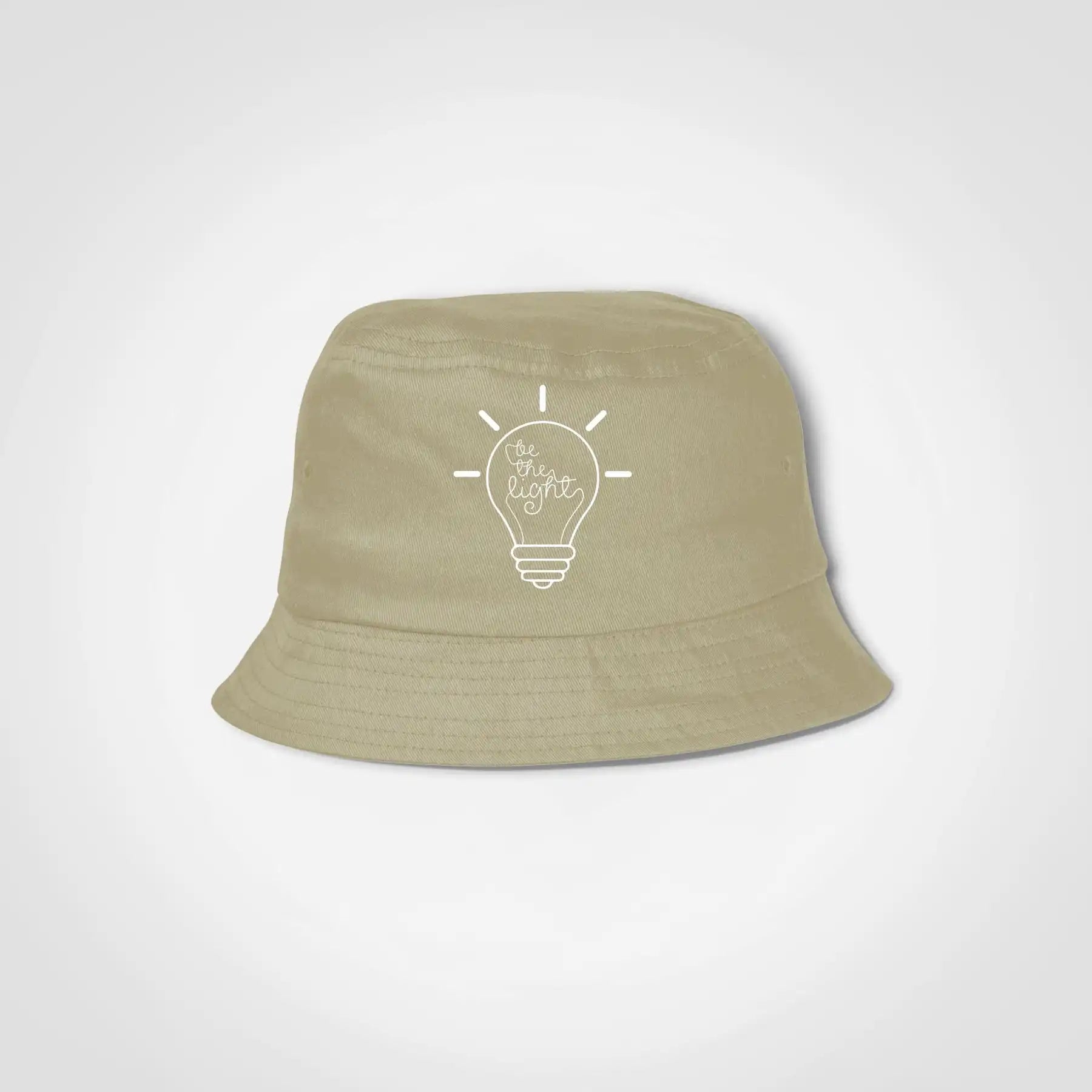 Be The Light Bucket Hat Natural IZZIT APPAREL